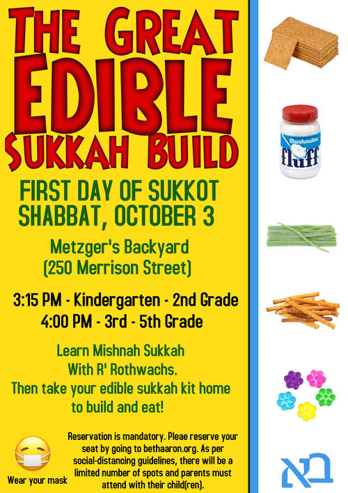 Banner Image for Great Edible Sukkah Build Learning (k-2)